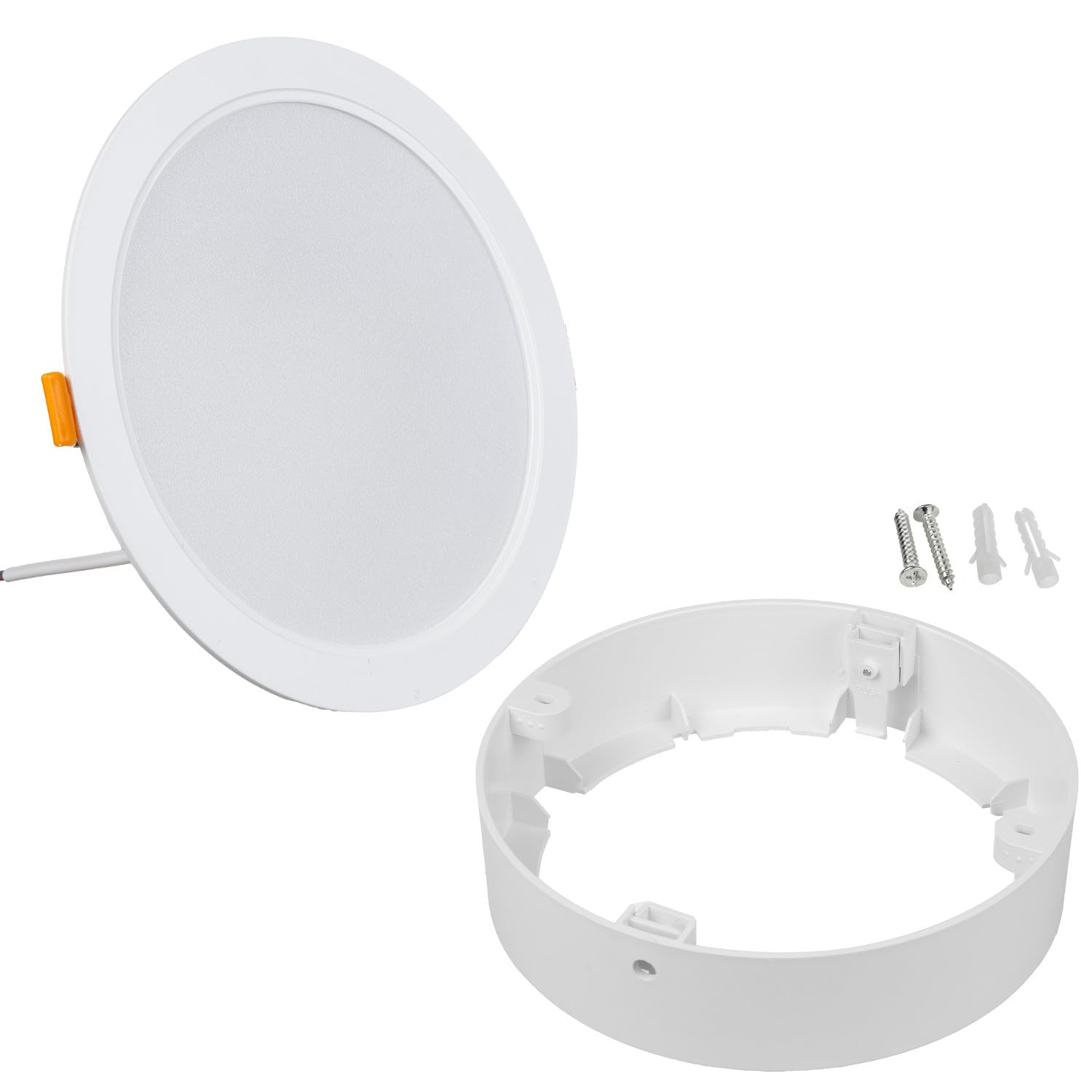 Maclean MCE372+MCE377 LED-Panel Einbaustrahler 18W Rund 4000K