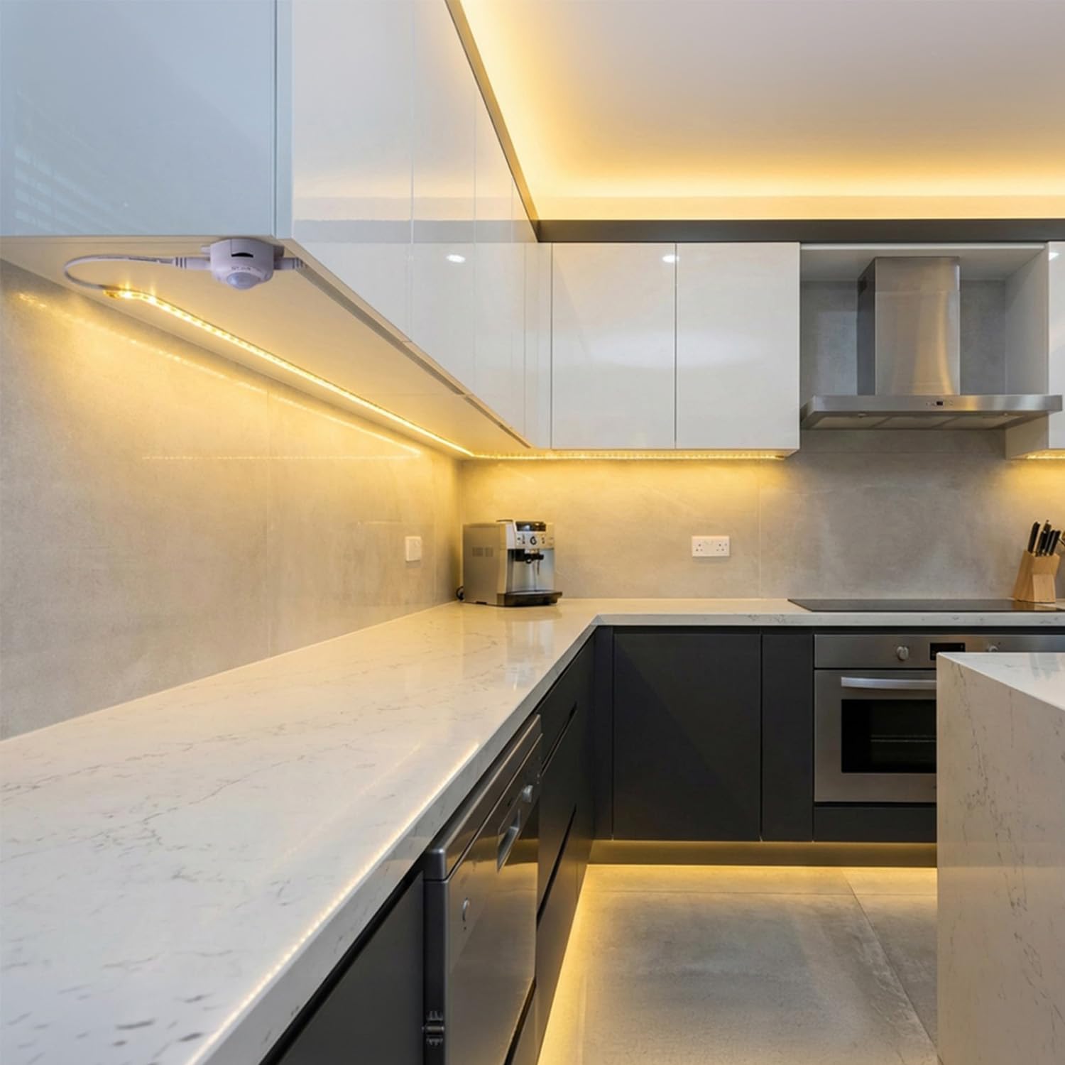Maclean Energy Bewegungsmelder LED 120° 10m dimmbar