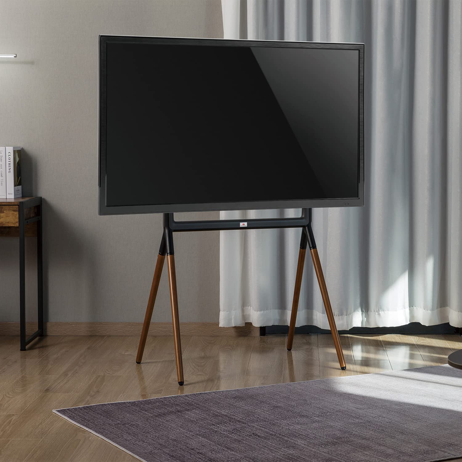 Maclean MC-926 TV Ständer 49-70 Zoll VESA 600x400 Walnuss