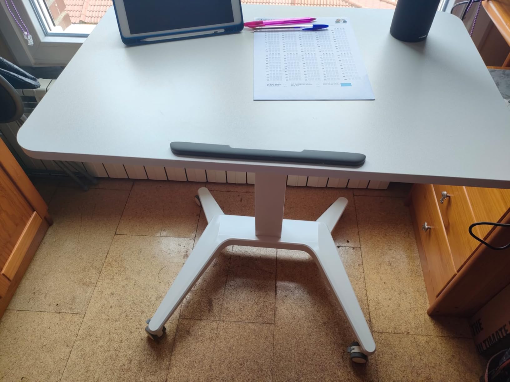 Maclean MC-453 Laptoptisch höhenverstellbar Schwarz 80x52cm