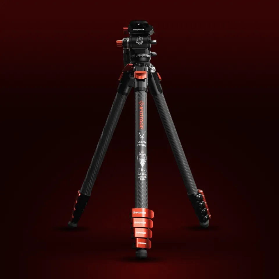 iFootage Gazelle TC3BS + K3S Dreibeinstativ mit Kopf