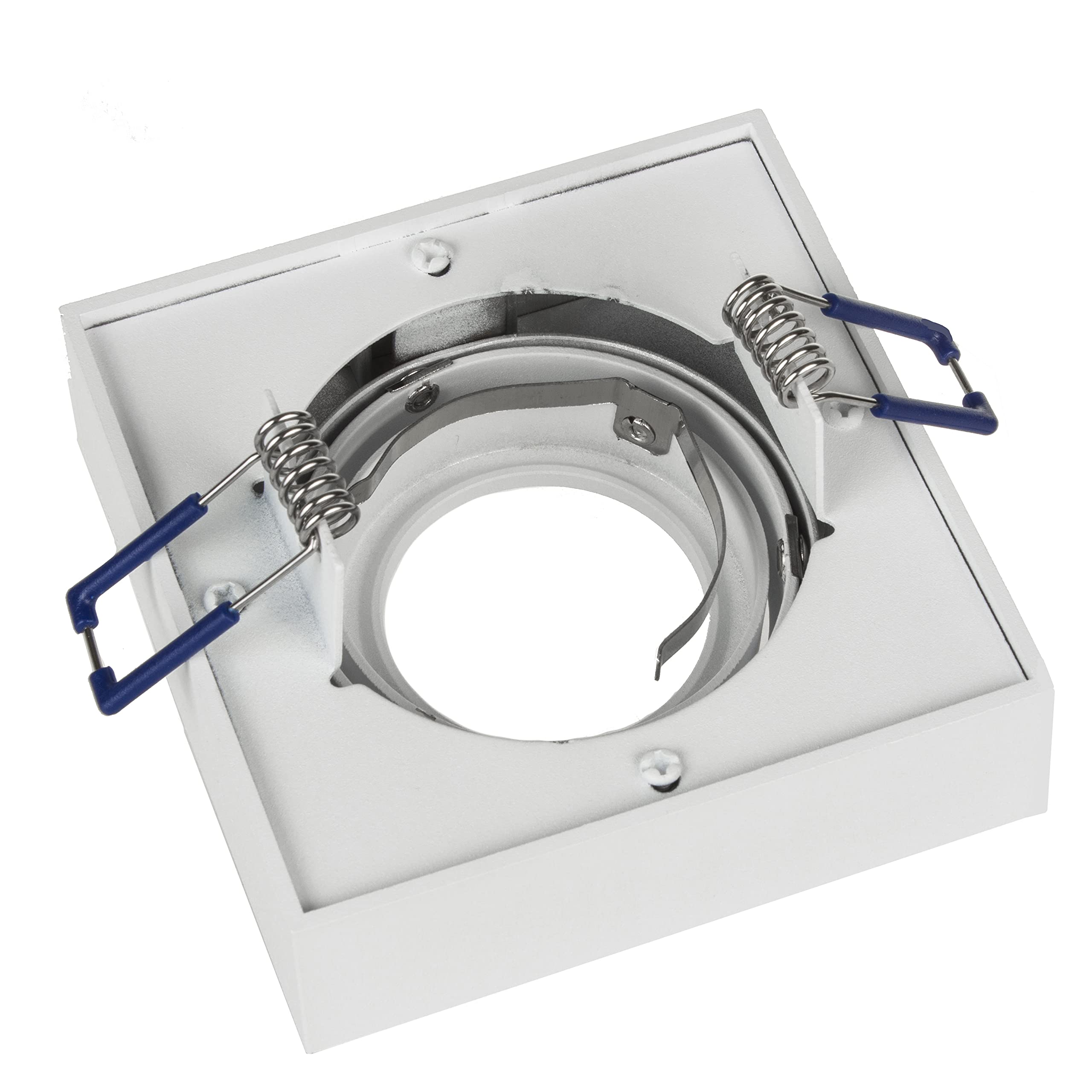 Maclean Energy MCE464W Einbaustrahler GU10 eckig weiß 7W warmweiß