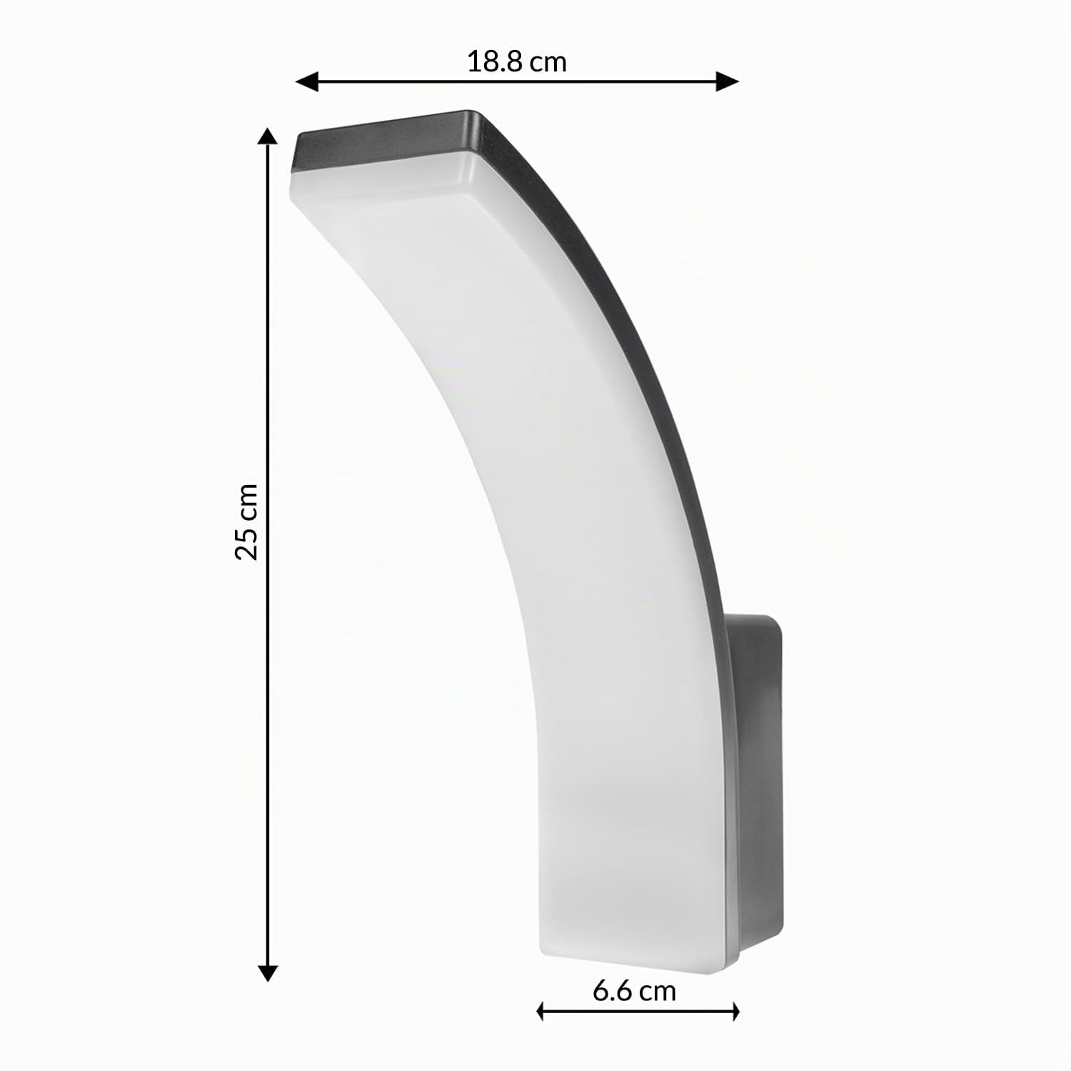 Maclean Energy MCE511 LED Wandleuchte 20W grau