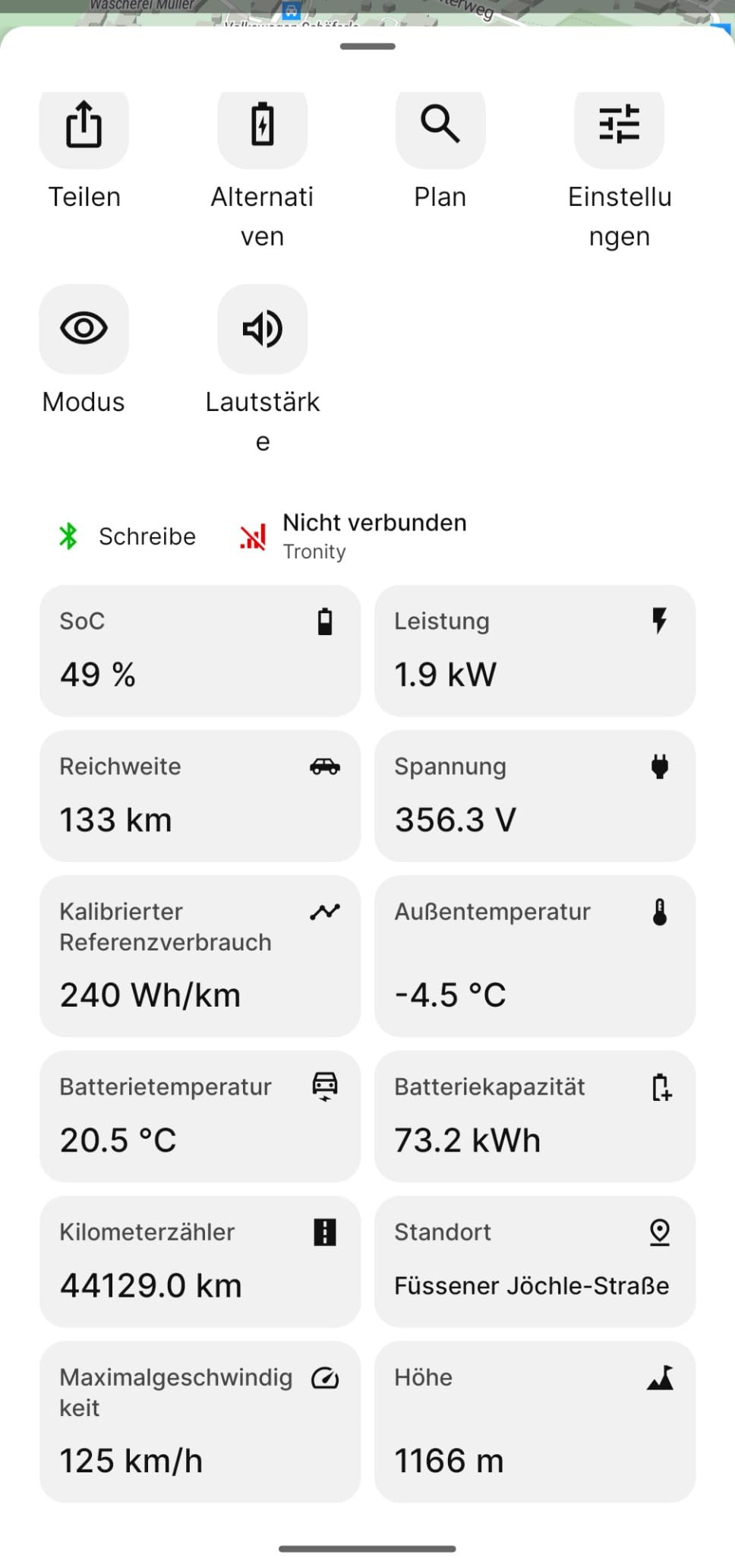 Maclean Energy MCE200 OBD2 Diagnosegerät Bluetooth 4.0 iOS