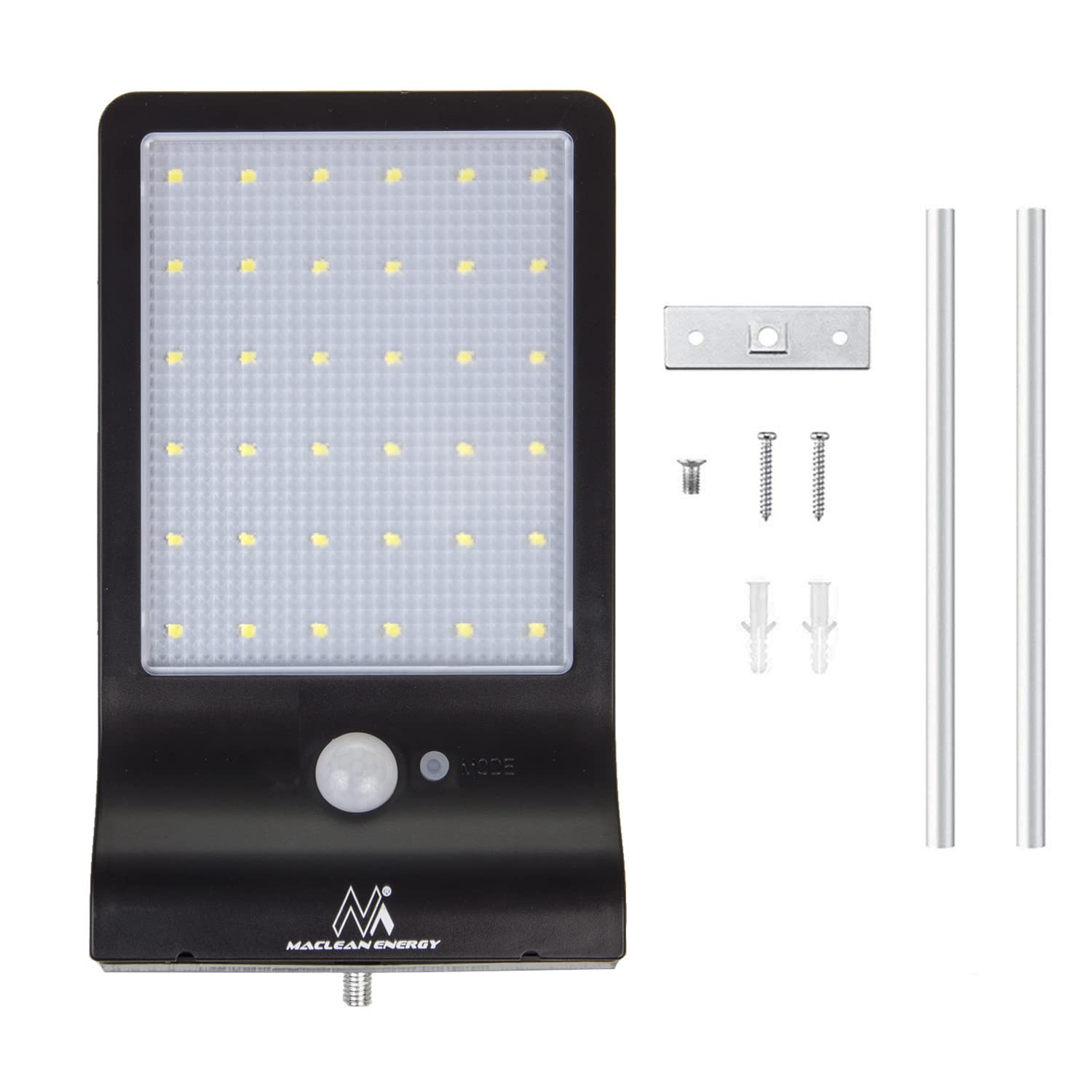 Maclean MCE444 Solar Wandleuchte Außen 4W 450lm 6000K IP65
