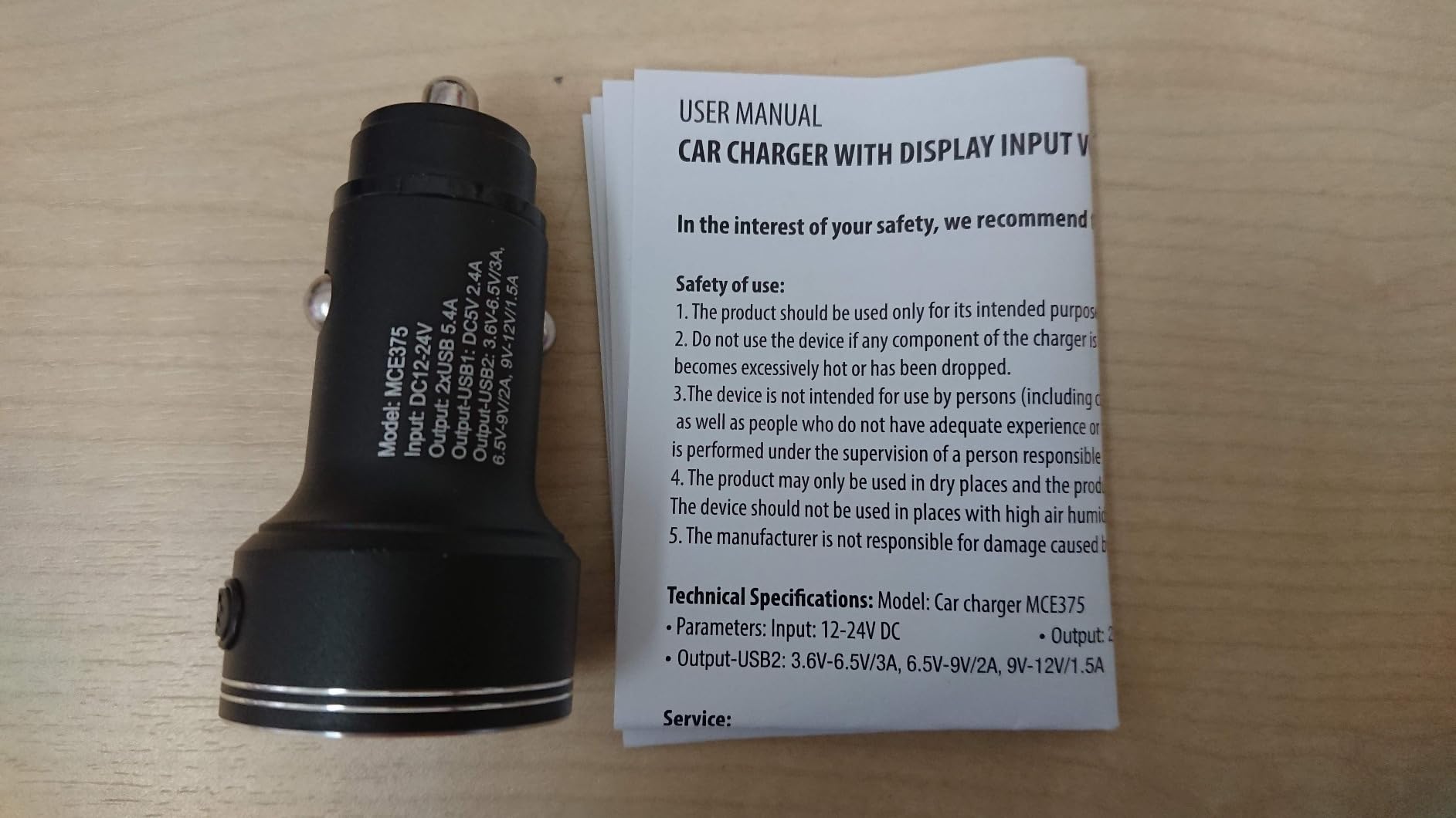 Maclean Energy MCE375 USB Autoladegerät QC 3.0 2-fach