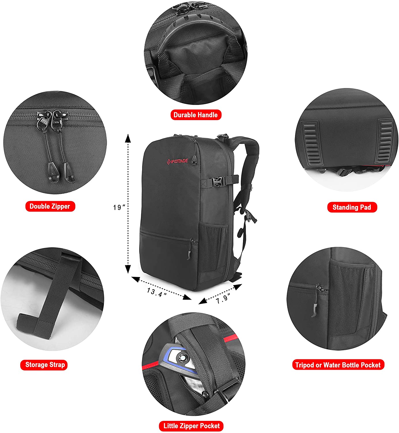 iFootage Shark Slider Mini Soft Rucksack Kamerarucksack