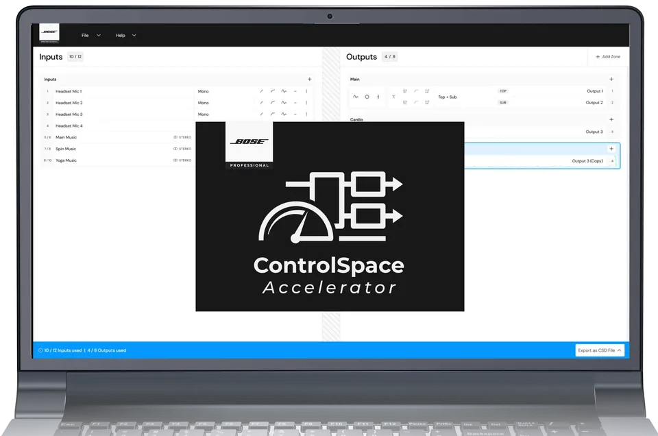 Bose Professional ControlSpace Accelerator Steuerungssoftware DSP