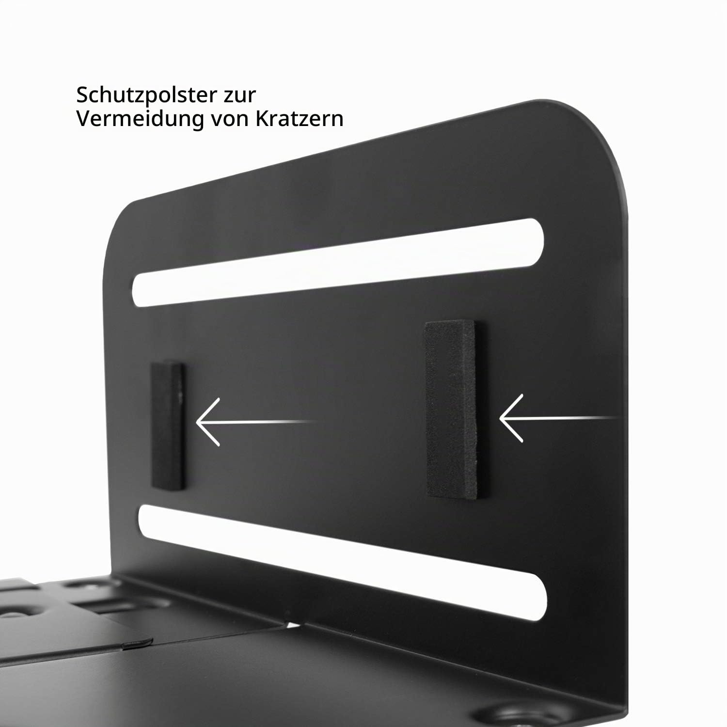 Maclean MC-851 PC-Ständer mit Rollen bis 10 kg verstellbar