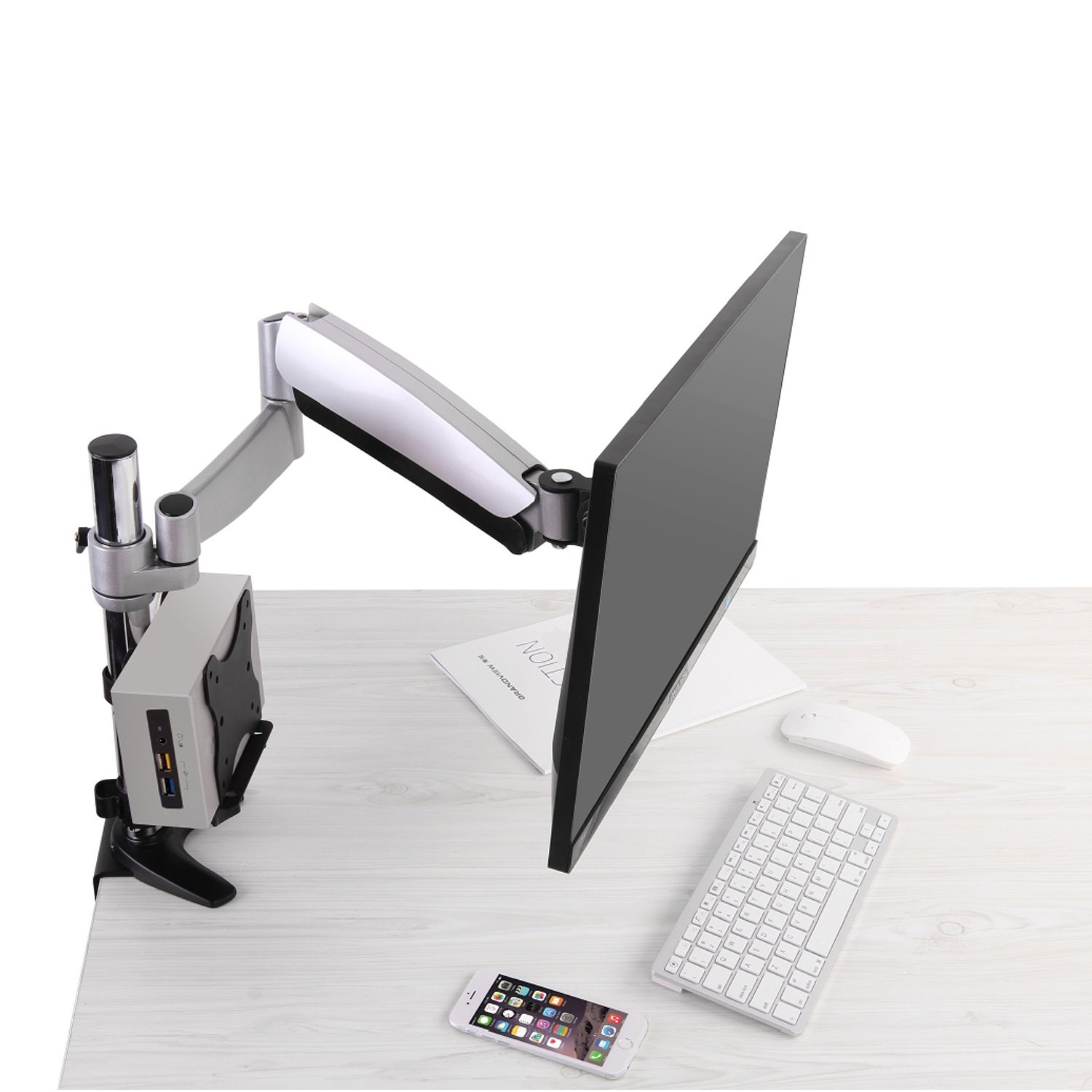 Maclean Brackets MC-720 Mini-PC Halterung Untertisch VESA 5kg
