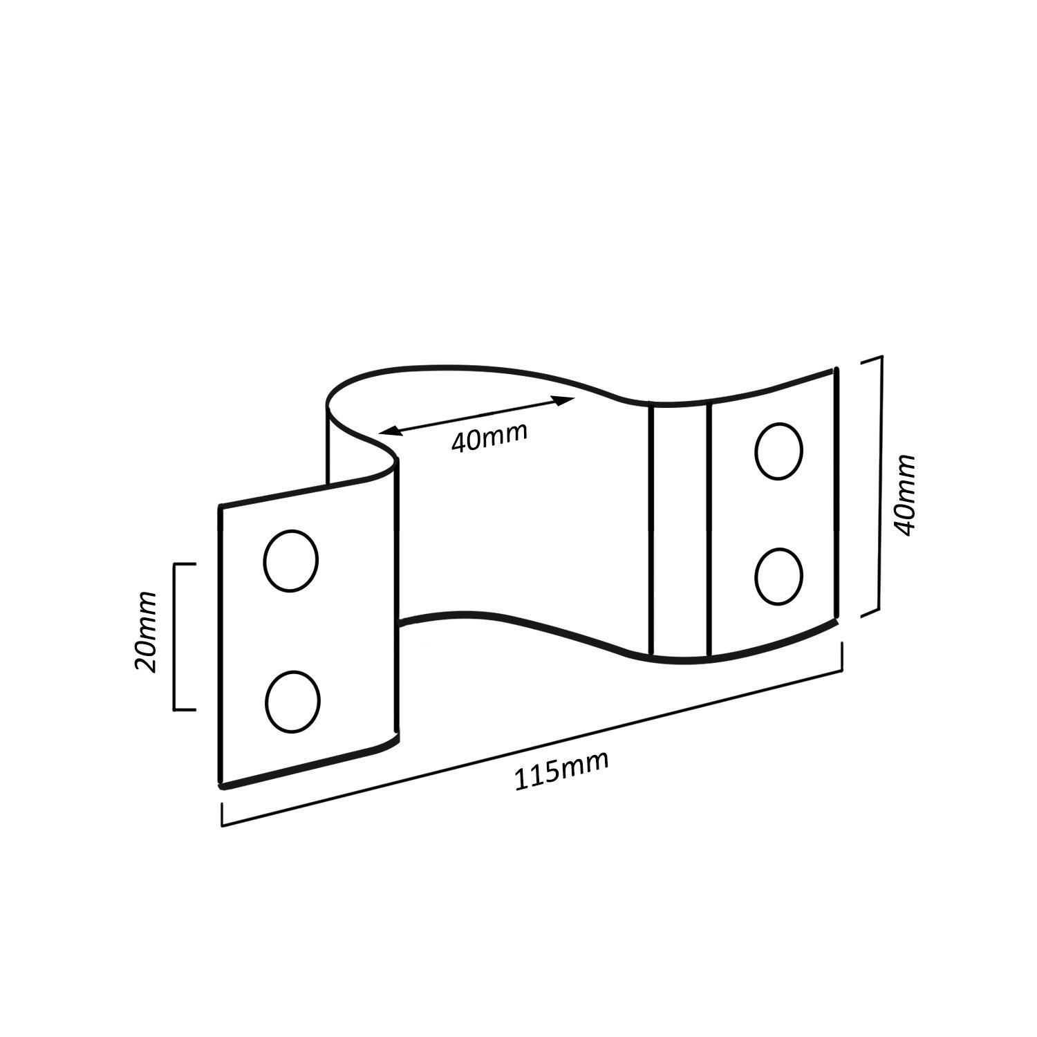Maclean TV Systems MCTV-552 Mastschelle 42 mm SAT