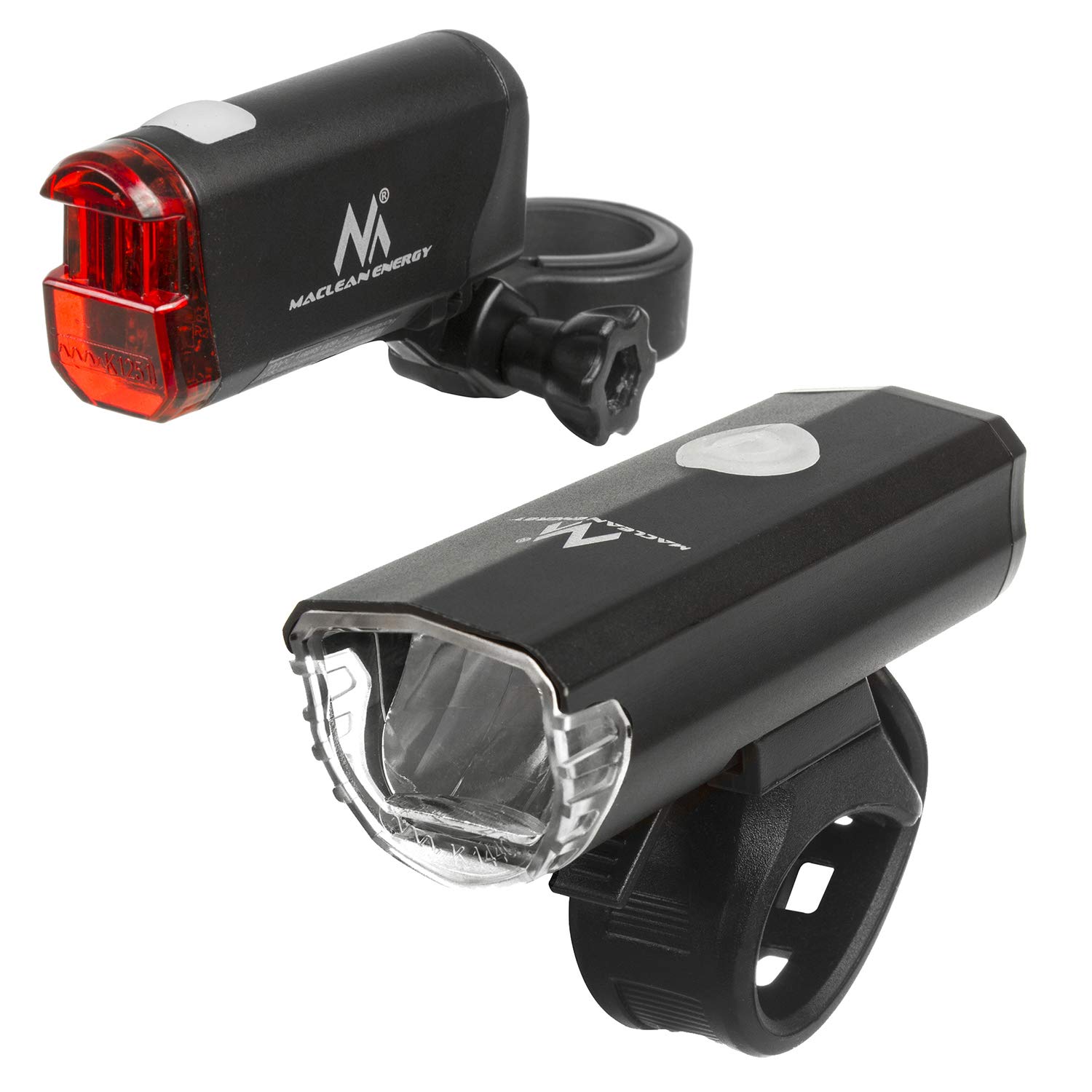 Maclean Energy MCE312 Fahrradlicht Set LED StVZO 30 Lux