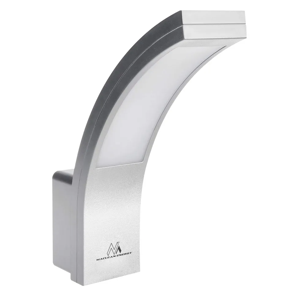 Maclean Energy MCE343 LED-Außenwandleuchte 10W silber