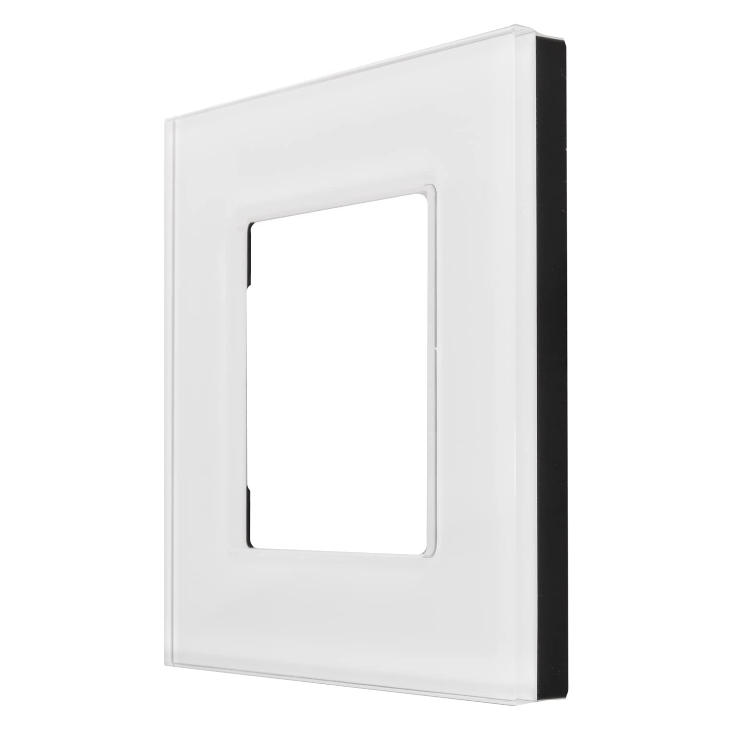 Maclean Energy MCE719W+MCE730W Schuko Steckdose Weiß Glas