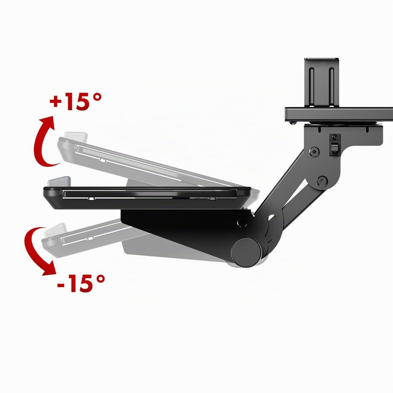Maclean Brackets MC-156 Tastaturablage Schwarz 5 kg