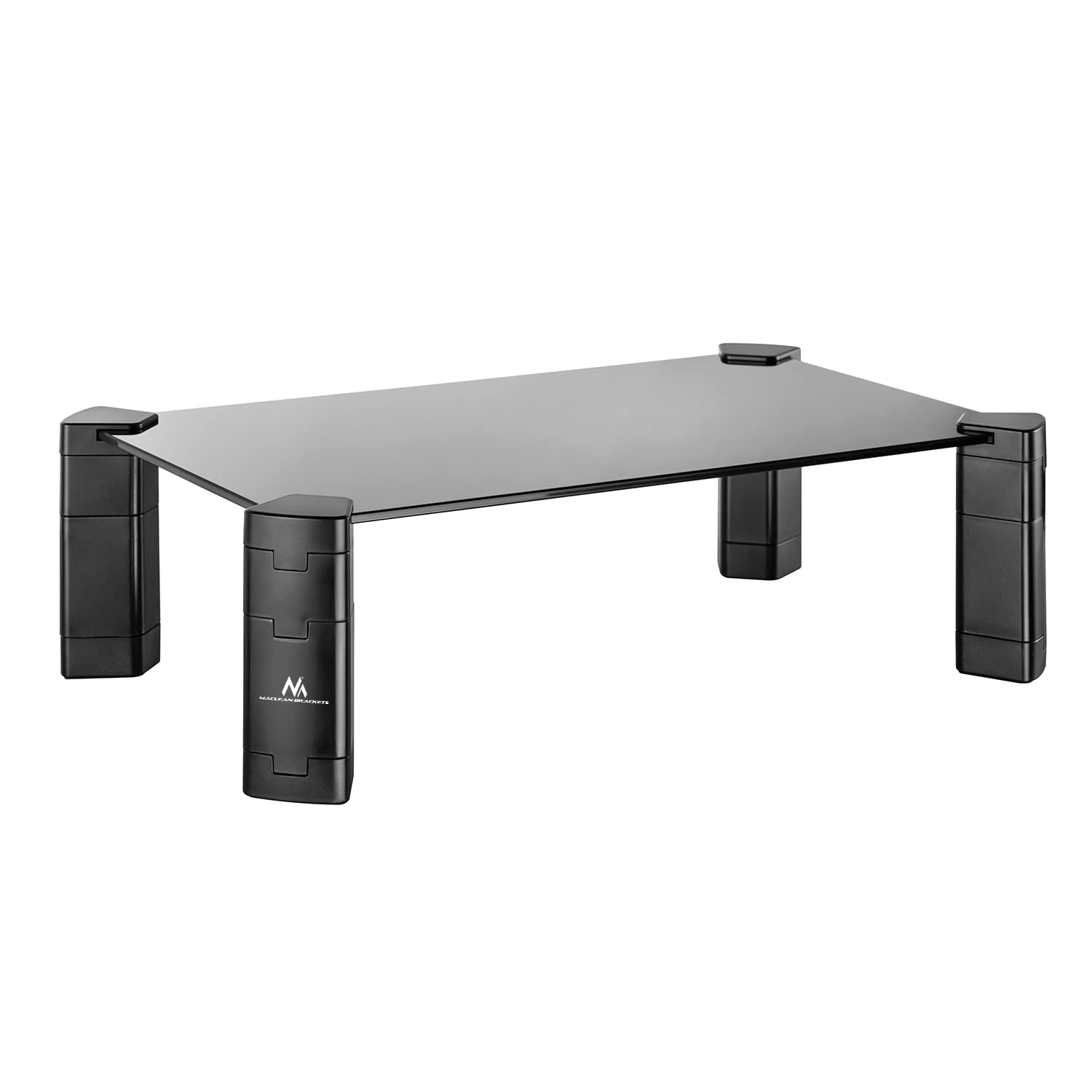 Maclean Brackets MC-934 Monitorständer Glas höhenverstellbar 20 kg