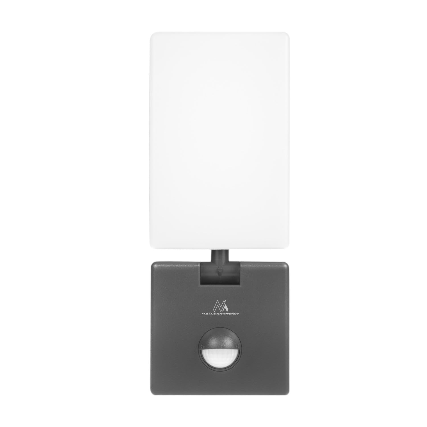 Maclean MCE516 LED Wandleuchte grau 10W mit Bewegungsmelder