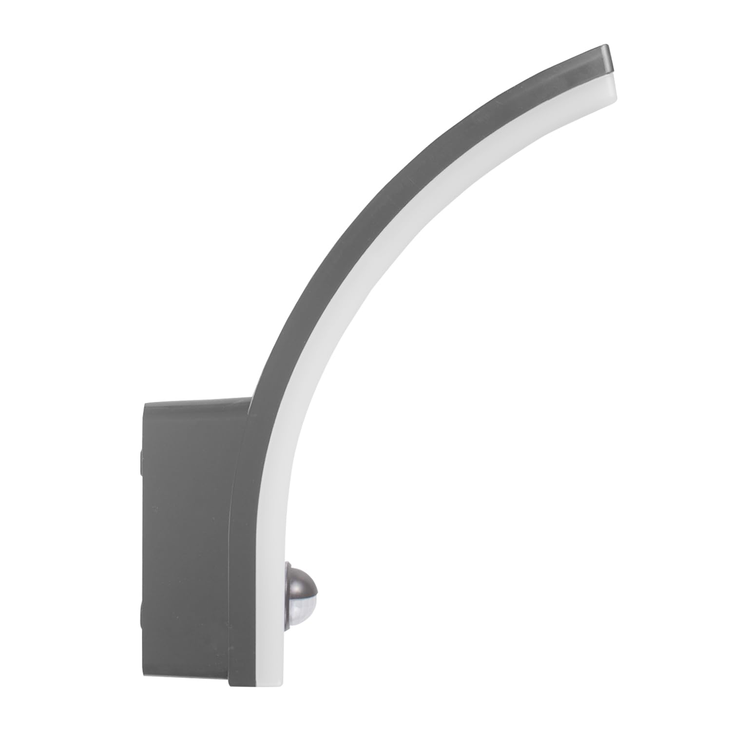 Maclean Energy MCE512 LED Wandleuchte mit Bewegungsmelder grau