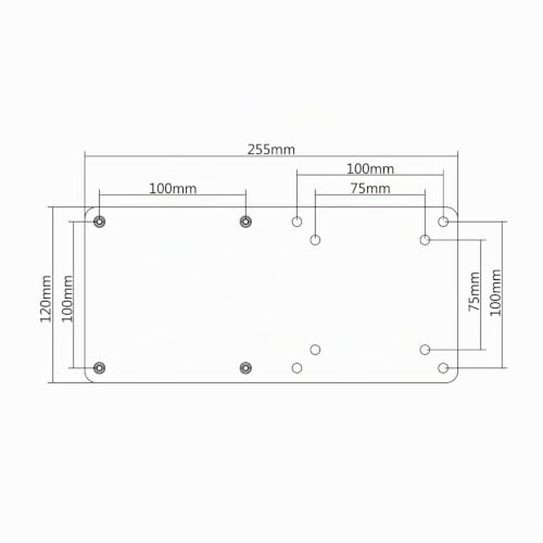 Maclean Brackets MC-721 Mini-PC Halterung VESA 100x100 3kg