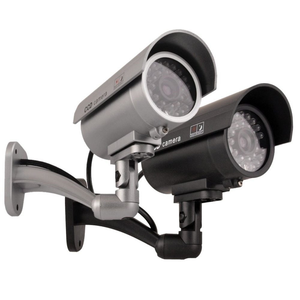Maclean IR9000 Kamera Dummy Attrappe mit LED Outdoor