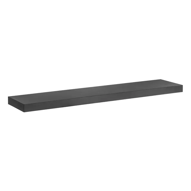 Maclean Brackets MC-330 Wandregal Schwarz 90x20x4 MDF 5kg