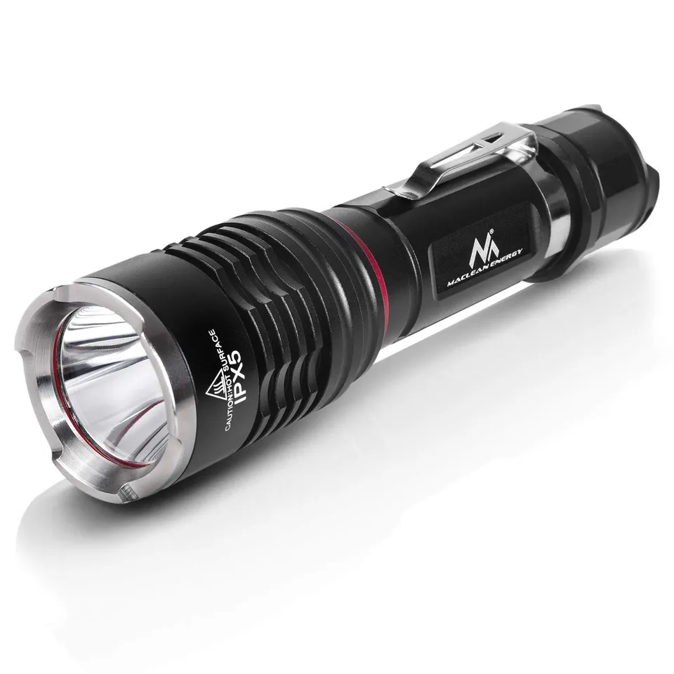 Maclean Energy MCE220 LED-Taschenlampe 800 lm Fahrradhalter USB