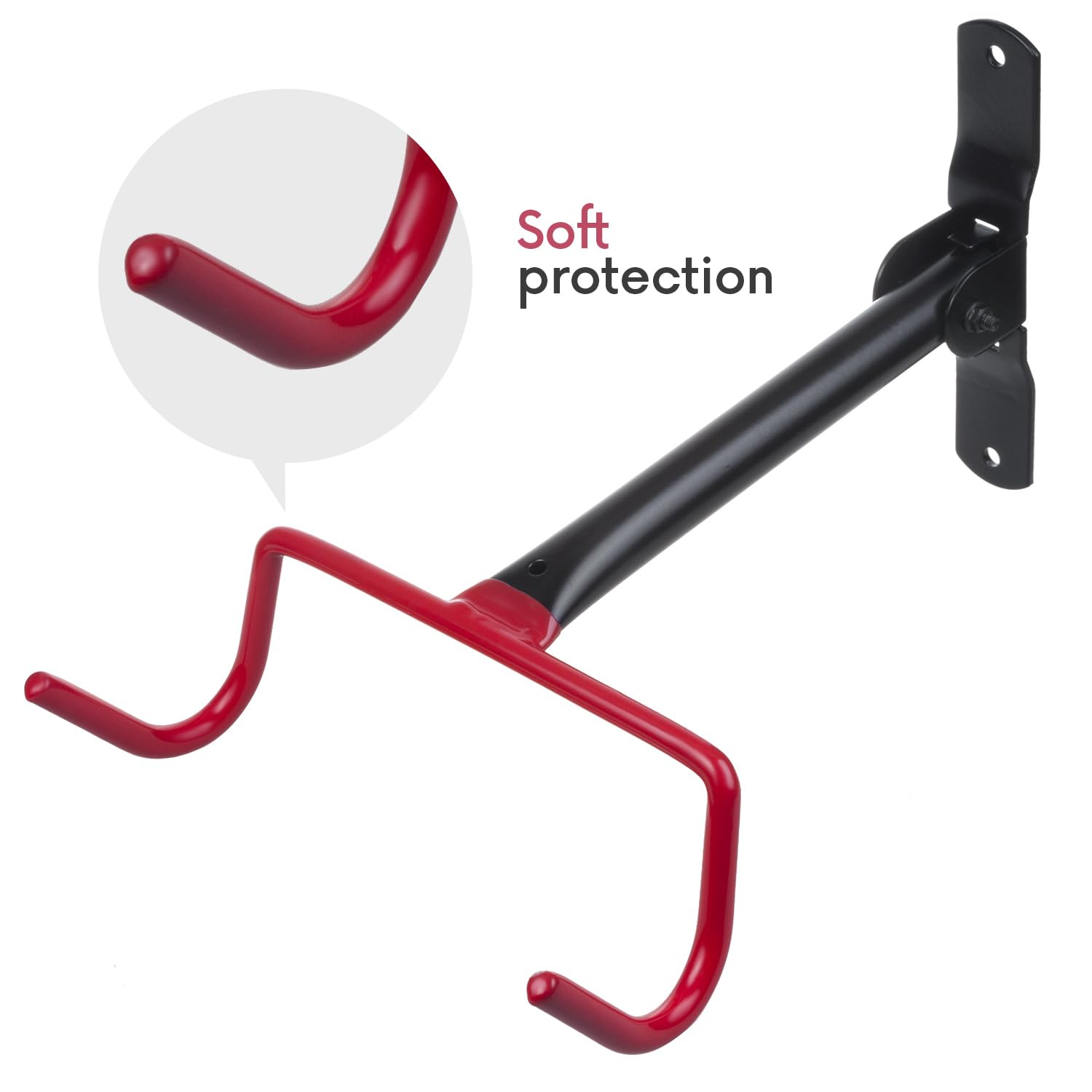 Maclean Brackets MC-430 Fahrrad-Wandhalterung klappbar 30 kg