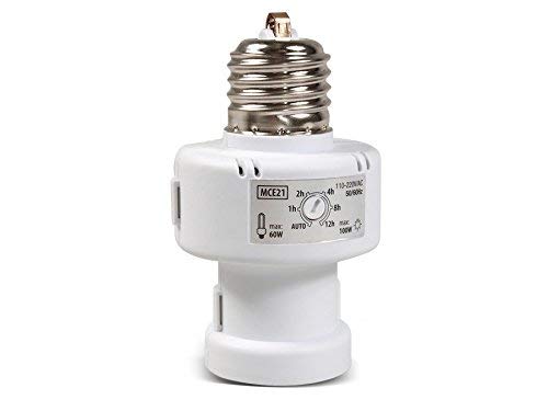 Maclean Energy MCE21W Lampenfassung E27 Dämmerung weiß