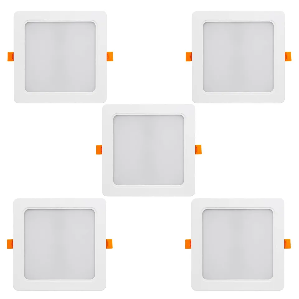 Maclean MCE374 S LED Einbaustrahler 18W Eckig 5er Pack 4000K
