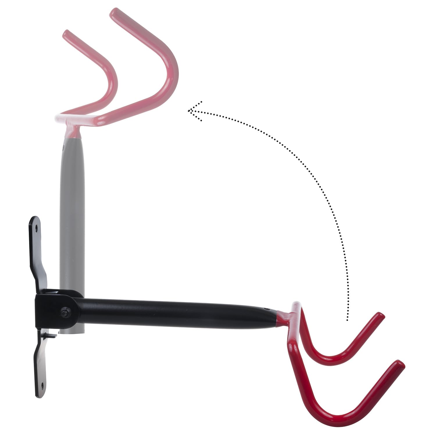 Maclean Brackets MC-430 Fahrrad-Wandhalterung klappbar 30 kg
