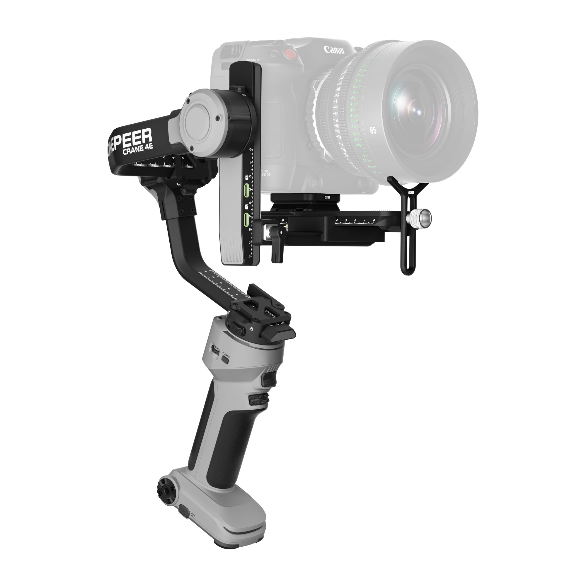 Zhiyun Crane 4E Gimbal 3-Achs 4,5kg Vertikal Grau Kamera