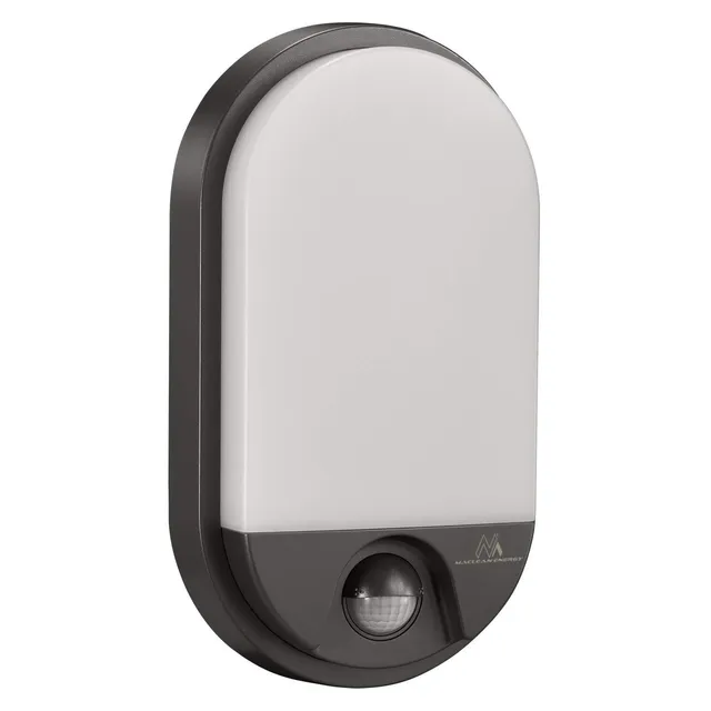 Maclean Energy MCE340 LED-Lampe Grau 15W 1100lm mit Sensor