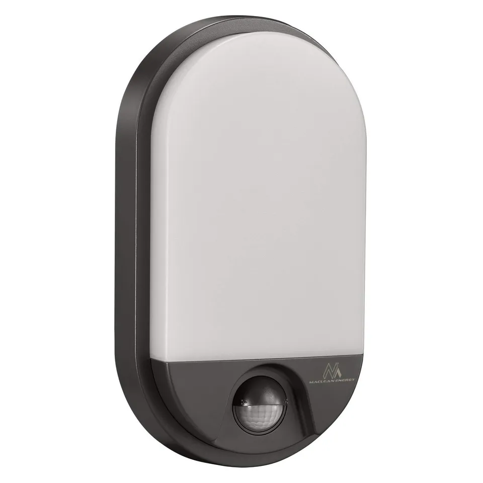 Maclean Energy MCE340 LED-Lampe Grau 15W 1100lm mit Sensor