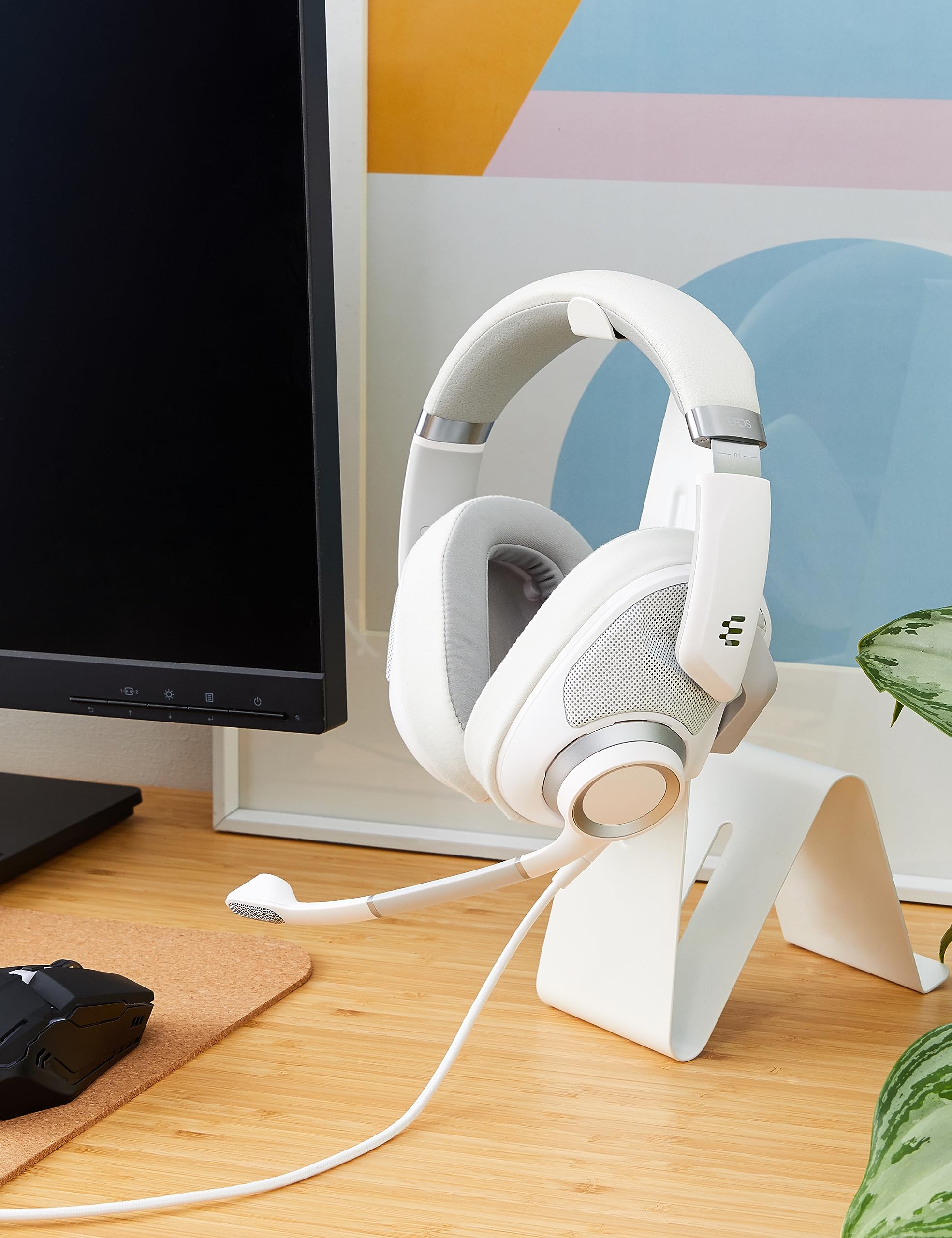 EPOS Gaming H6Pro Open Headset weiß abnehmbares Mikro