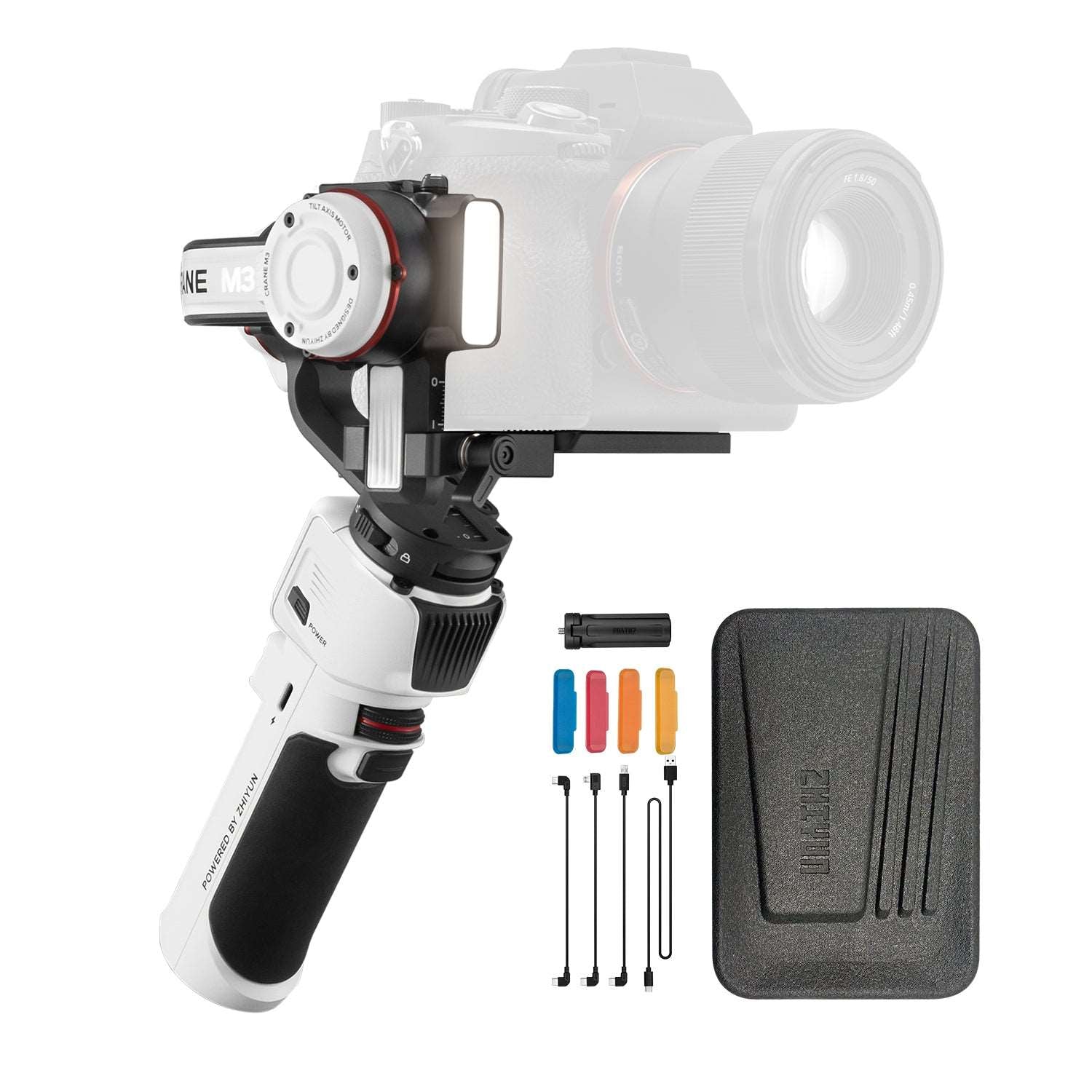 Zhiyun CRANE M3 Kamera-Gimbal Standard Kit mit Licht