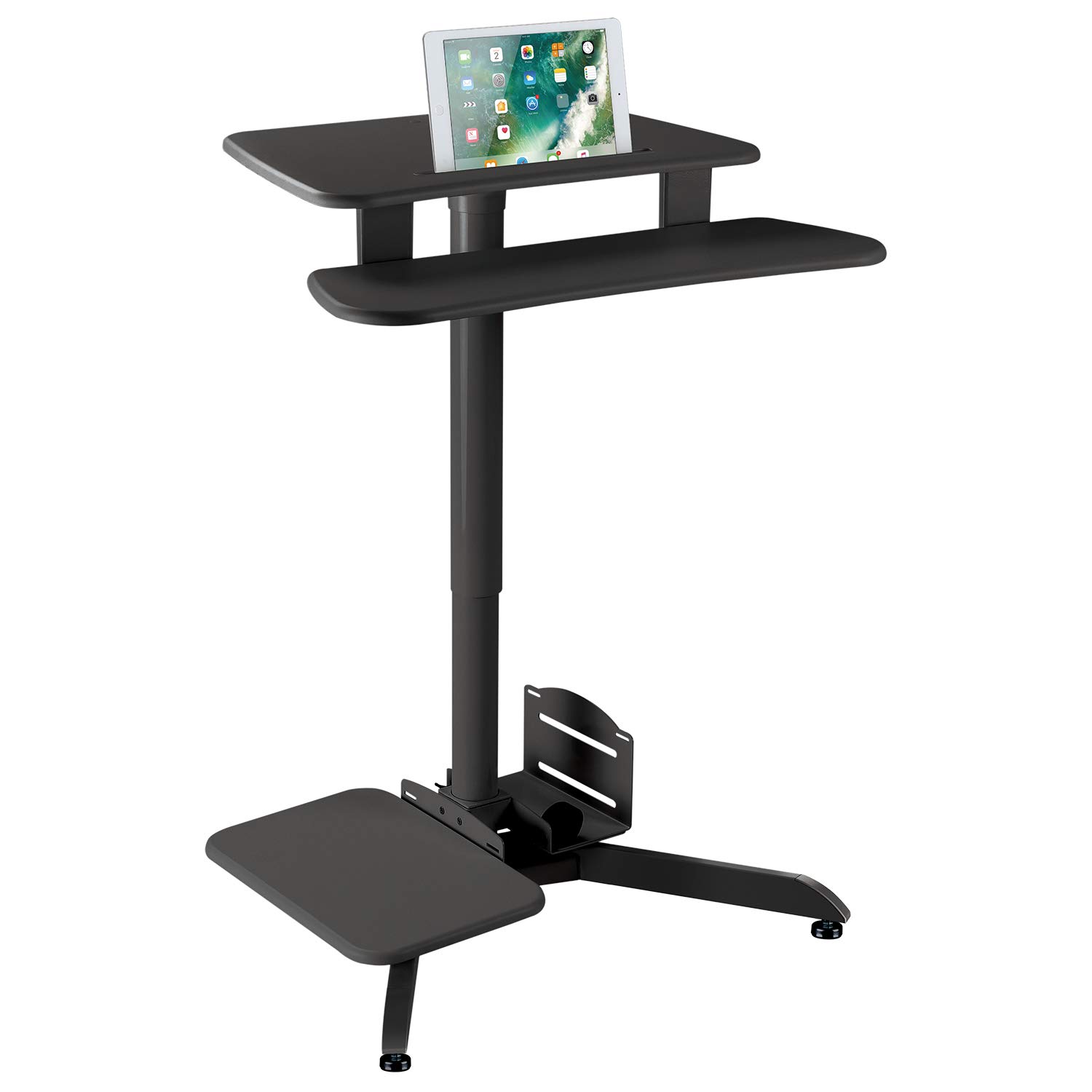 Maclean Brackets MC-848 Computertisch höhenverstellbar 70-109cm Gasfeder