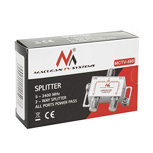 Maclean TV Systems MCTV-495 Sat-Verteiler 2-fach 5-2400MHz