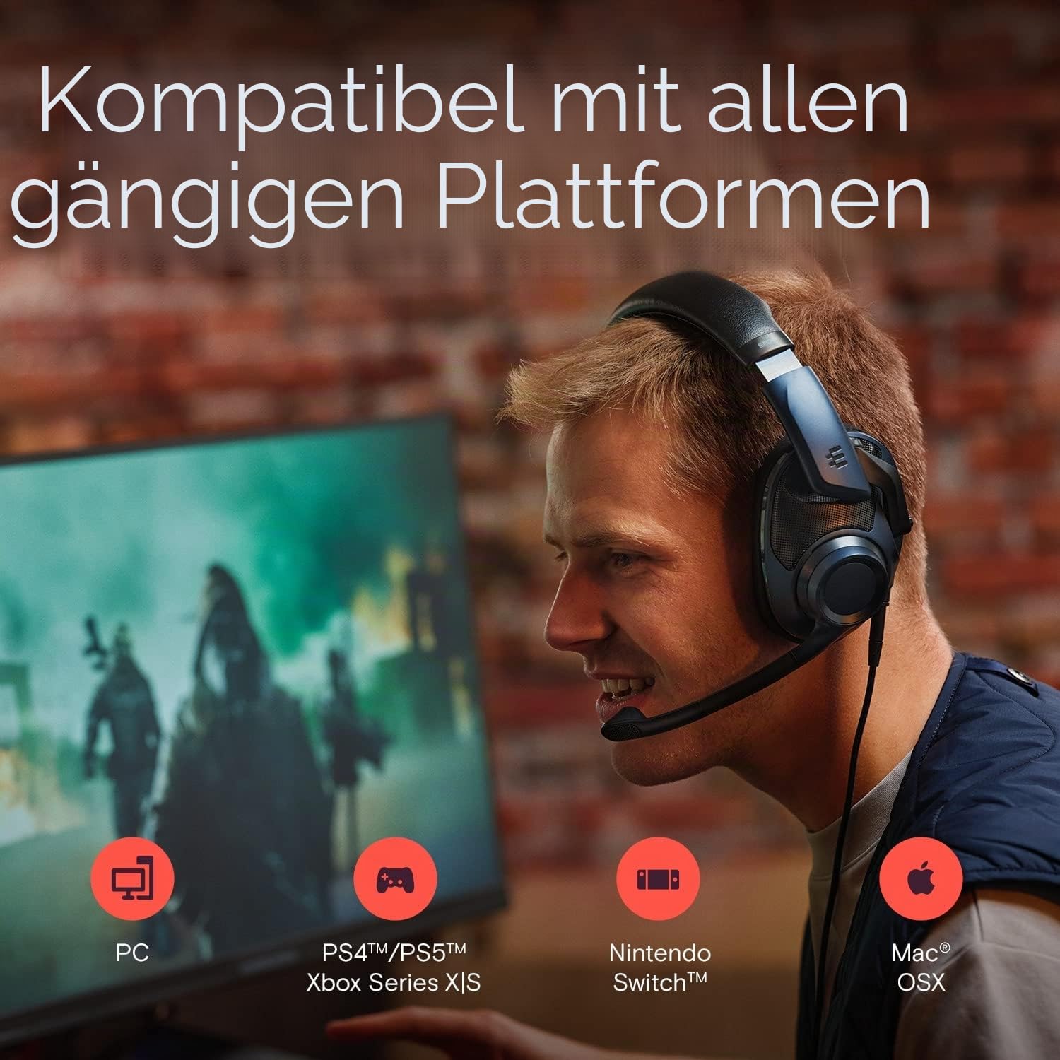 EPOS Gaming H6Pro Open Headset weiß abnehmbares Mikro