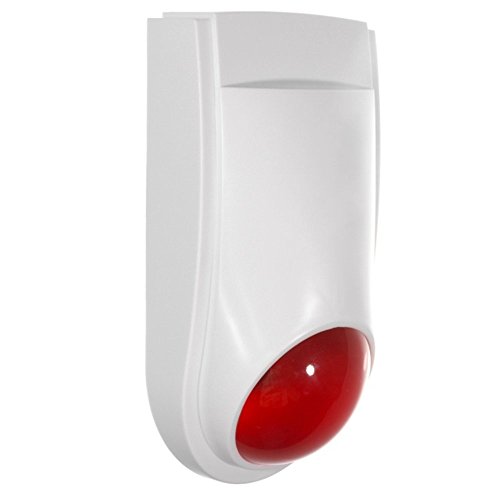 Maclean AL2030 Alarm Sirenen Attrappe mit LED-Blinklicht