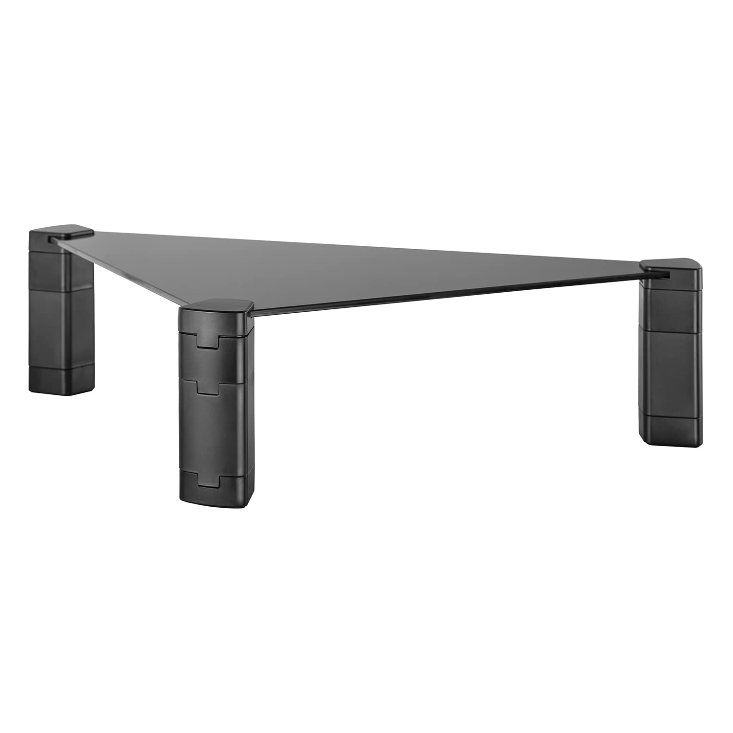 Maclean MC-935 Monitorständer Glas Höhenverstellbar 20 kg