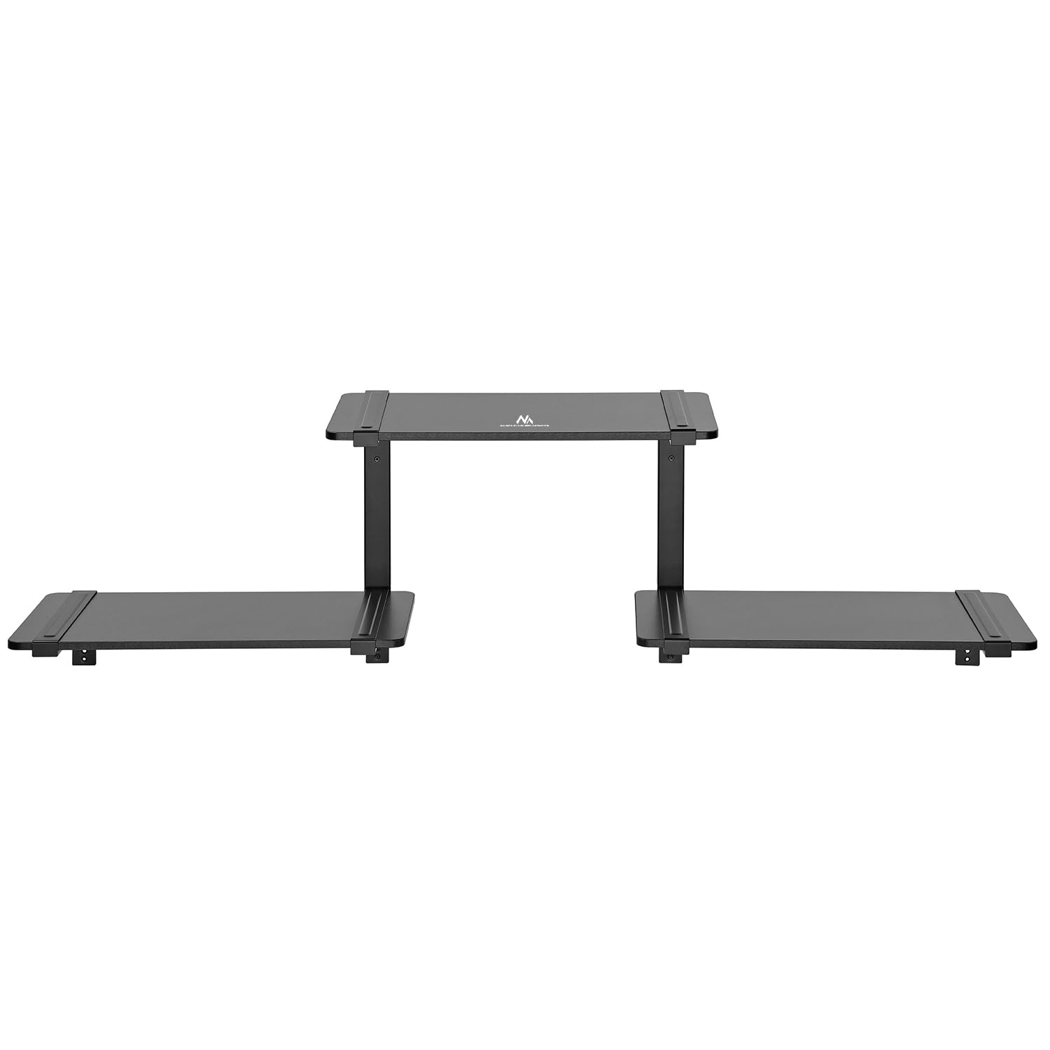 Maclean MC-974 Modulares Wandregal 3-stufig Schwarz 3x10kg
