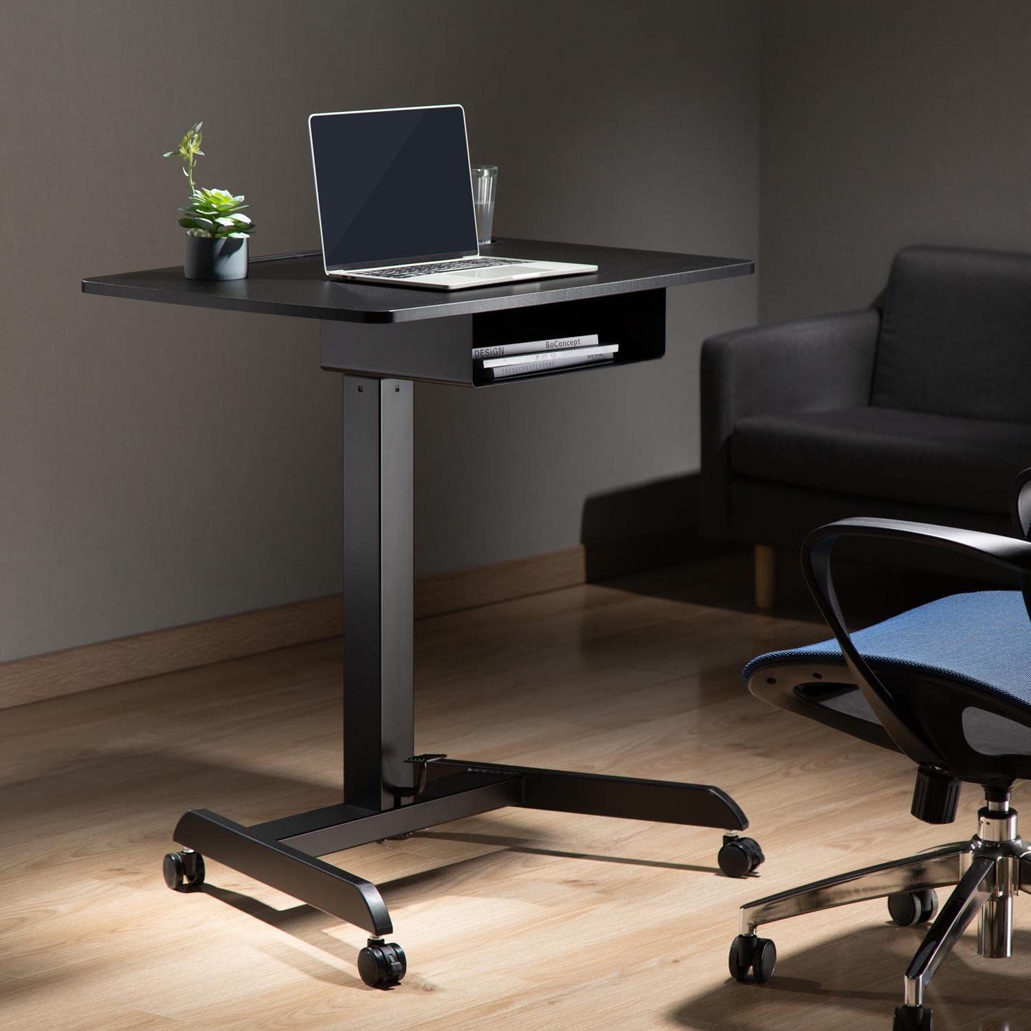 Maclean MC-903 Laptoptisch höhenverstellbar Rollen Schwarz 8kg