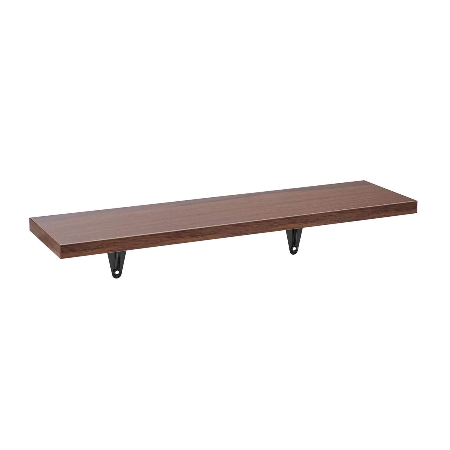 Maclean Brackets MC-331 Wandregal 6er Set Nussbaum 8kg