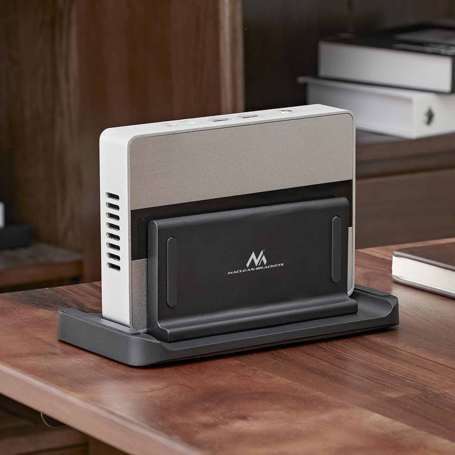 Maclean MC-454 Mini PC Halterung VESA 3kg Schwarz