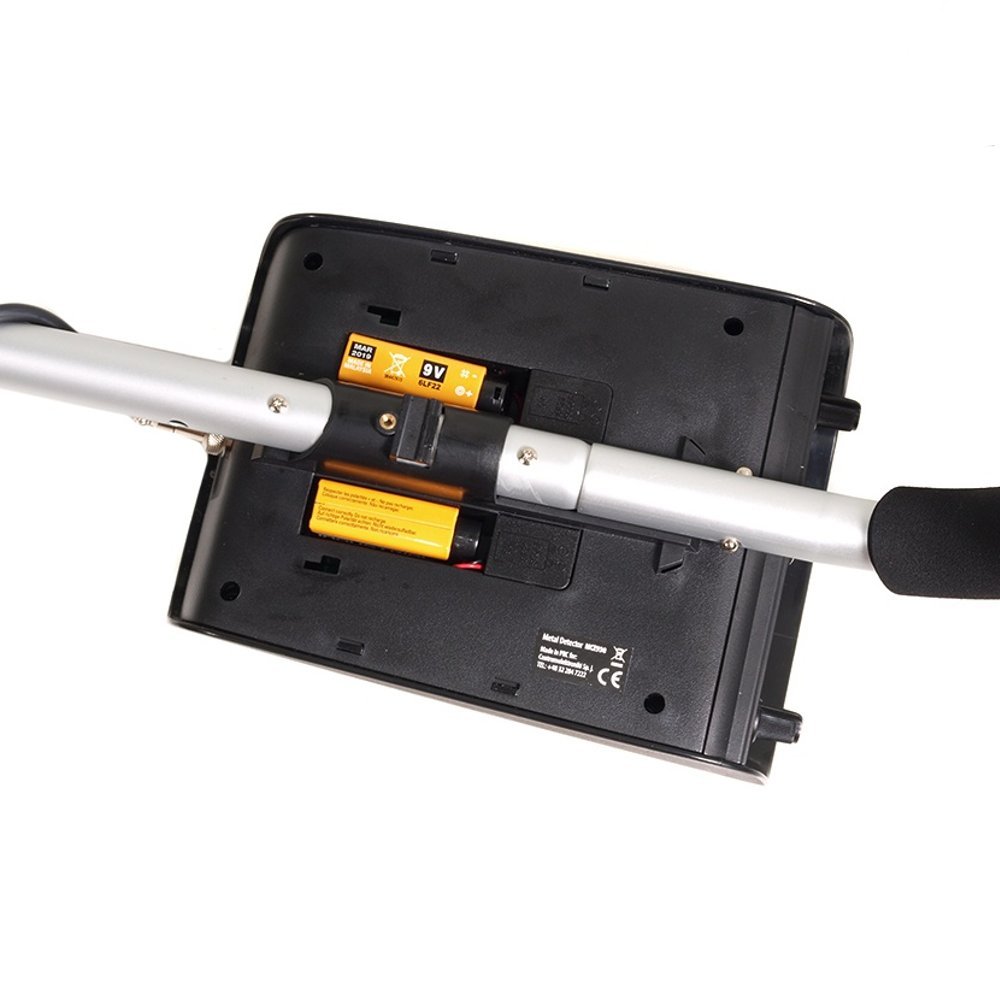 Maclean Energy MCE930 Metalldetektor schwarz wasserdichte Spule