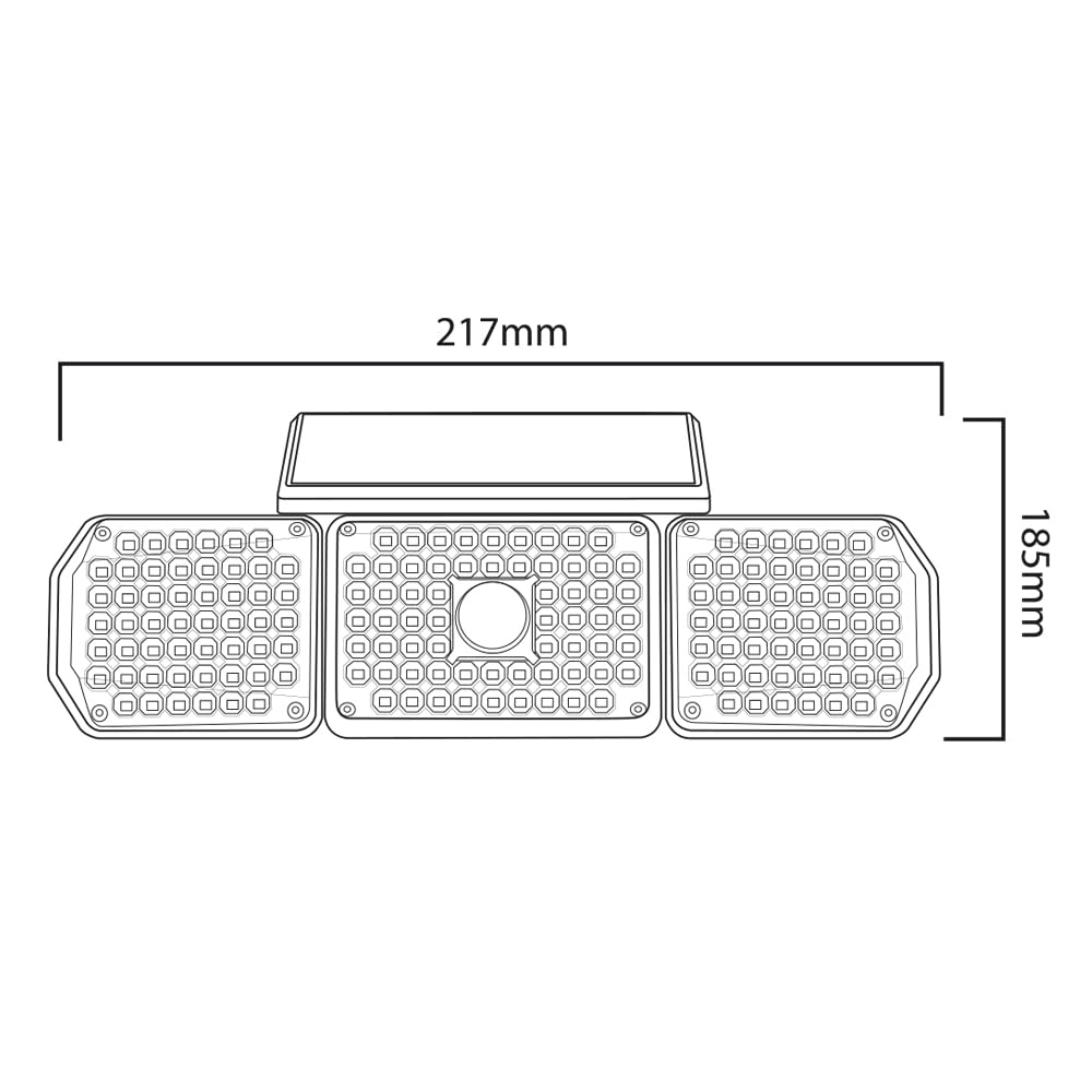 Maclean Energy MCE615 Solar-Wandleuchte Bewegungsmelder neutralweiß