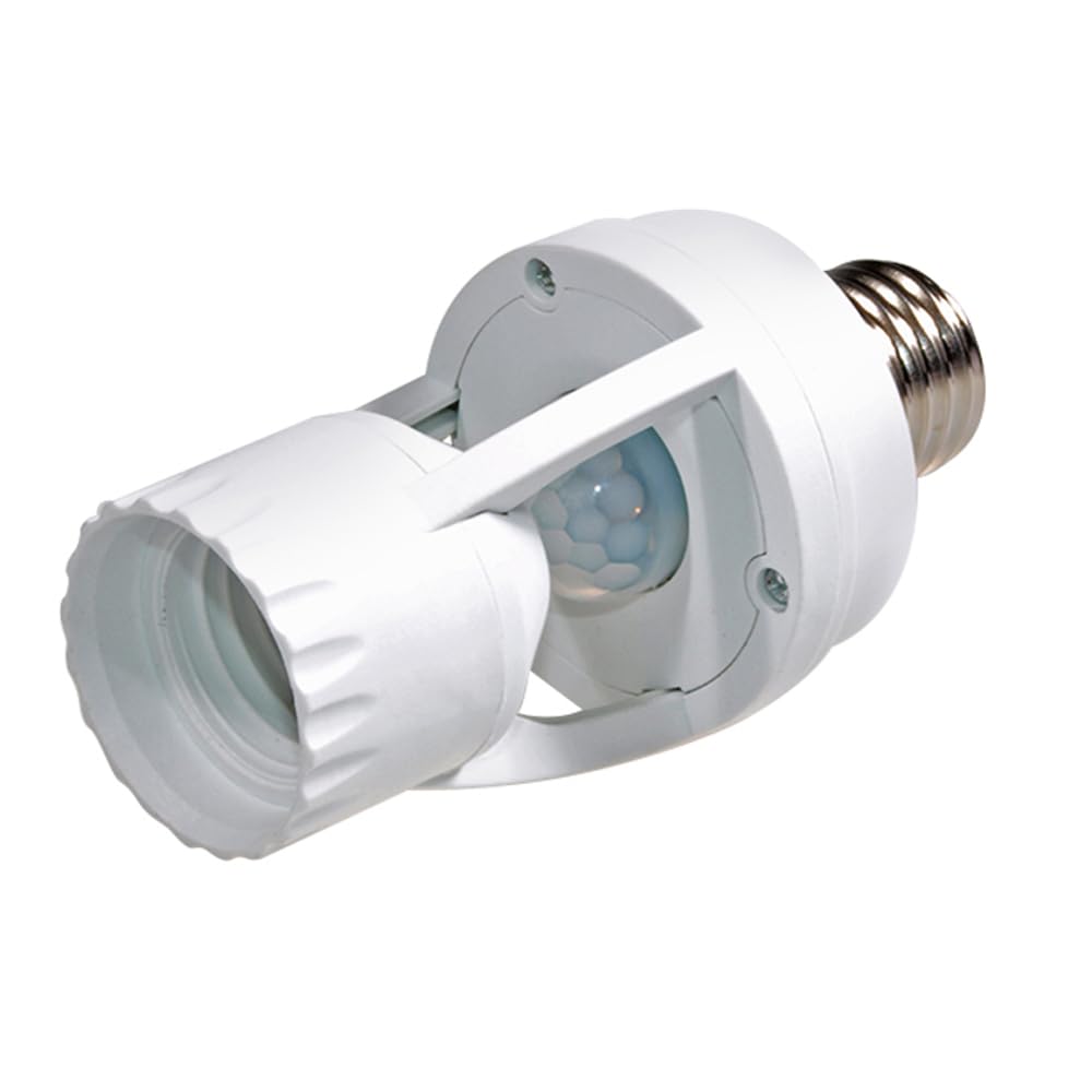 Maclean Energy MCE24 Lampenfassung E27 360° PIR weiß