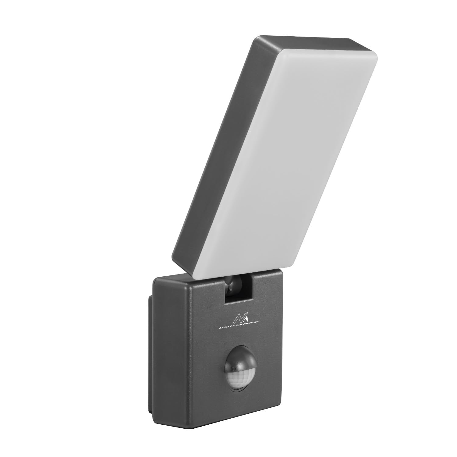 Maclean MCE516 LED Wandleuchte grau 10W mit Bewegungsmelder