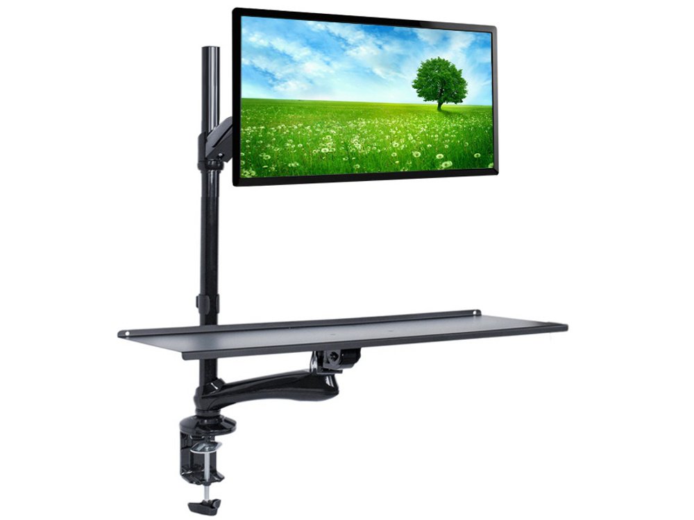 Maclean MC-681 Monitor Tischhalterung 13-27" Tastatur