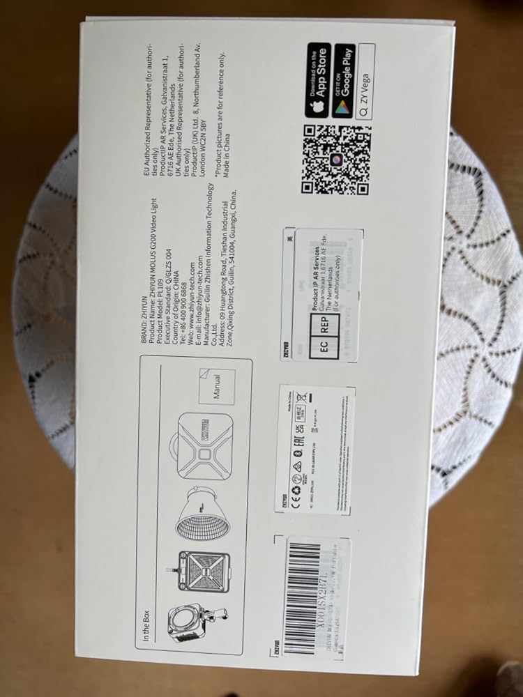 Zhiyun Molus G200 Videoleuchte 200W Bowens 2700-6500K